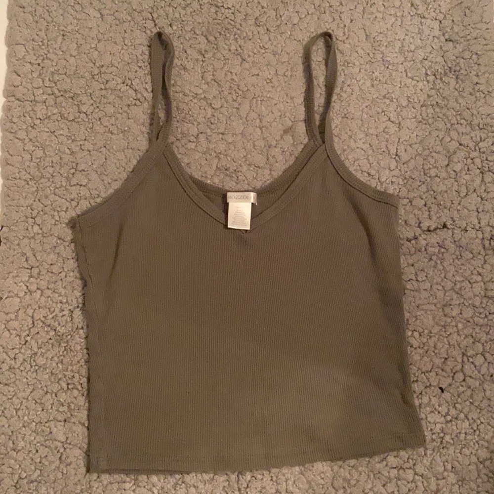 Camo Green Crop Top 🍏